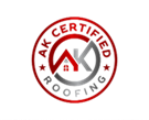 AK Certified Roofing logoed van image