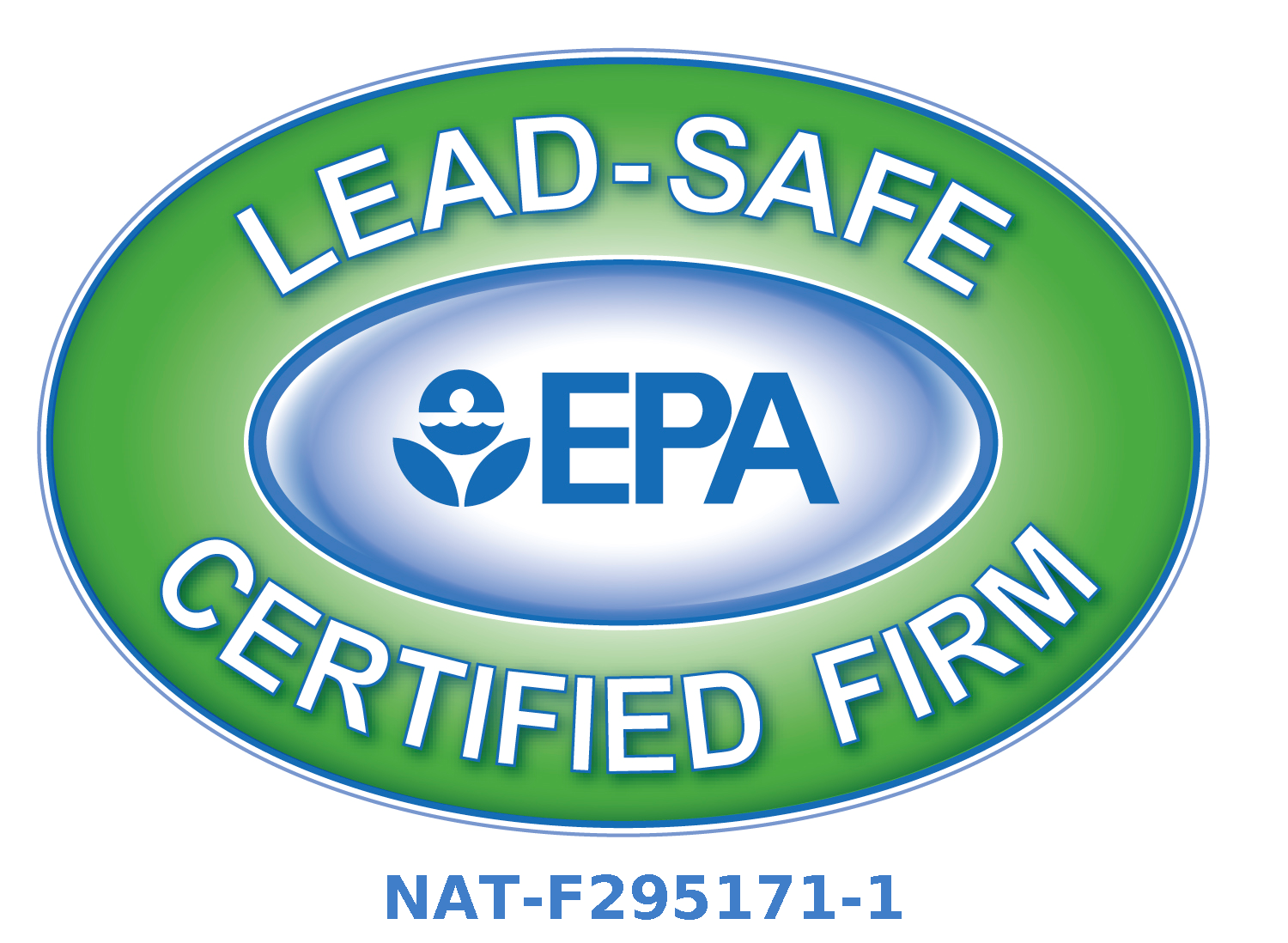 EPA Lead-Safe Certified Firm NAT-F295171-1